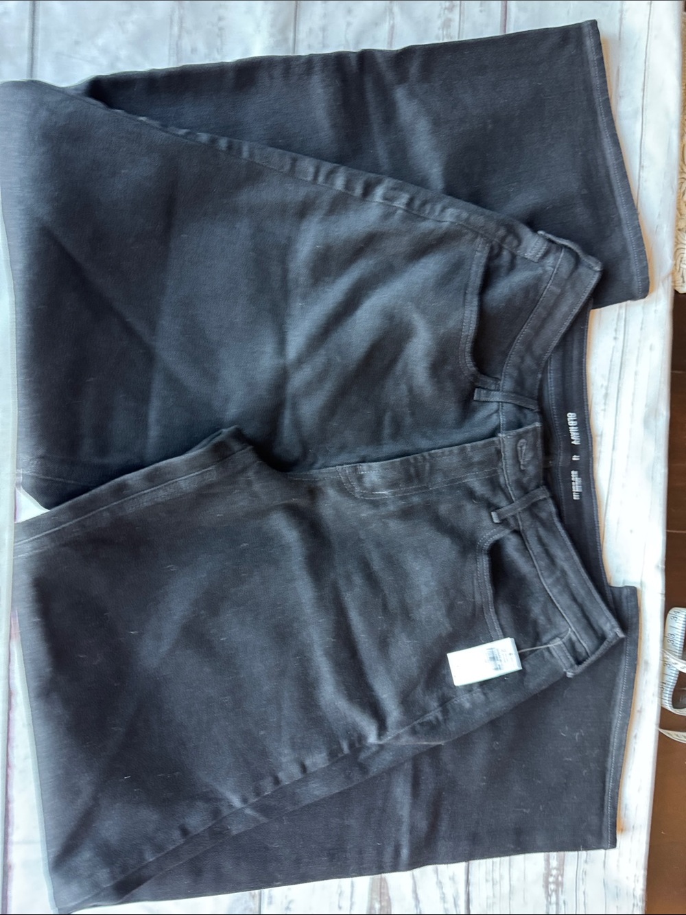 Old Navy Black High-Waist Wide-Leg Jeans